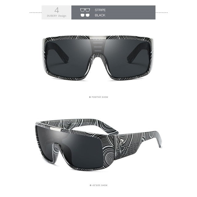 Wide Leg Square Goggle Oversized Sunglasses