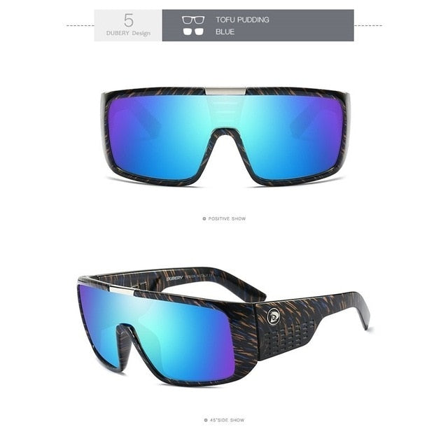 Wide Leg Square Goggle Oversized Sunglasses