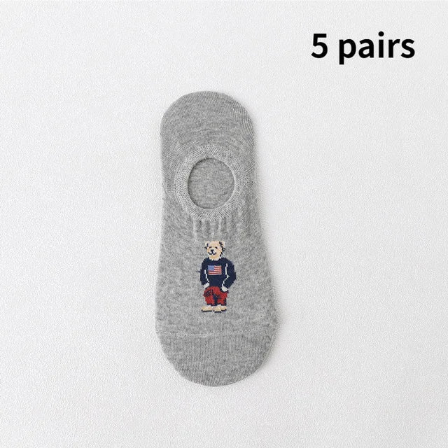 Cartoon Printed Pattern Ankle Socks