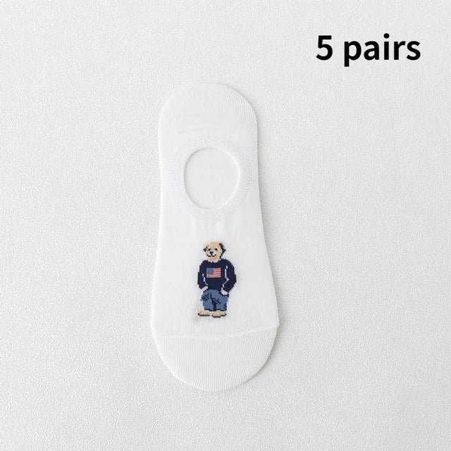 Cartoon Printed Pattern Ankle Socks