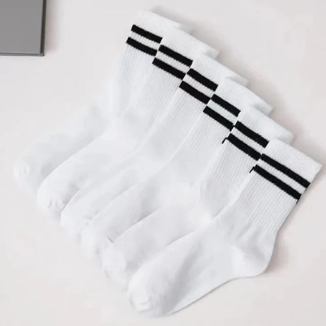 Chinese Character Letter Polyester Socks