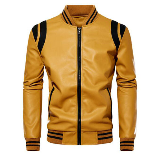 Casual Biker Leather Jacket