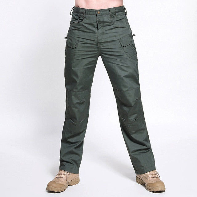 Tactical Pants Multiple Pocket Military Slim Fat Cargo