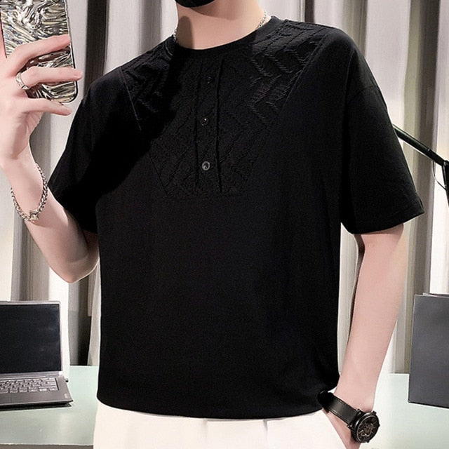 Pythagoras Solid Color Men T-Shirt