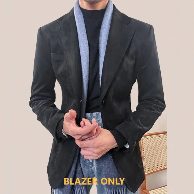 Chaqueta Hombre Polyester Blazer