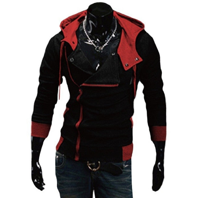 Sporty Hoodie Jacket with Zipper