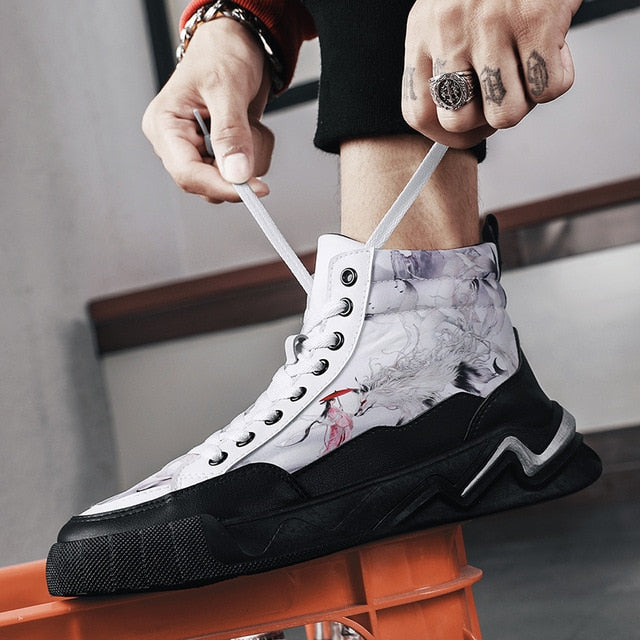 Classic High Top Shoes Jogging Light Sneaker