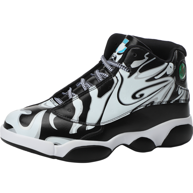 Mixed Tribal Color Basketball Sneaker