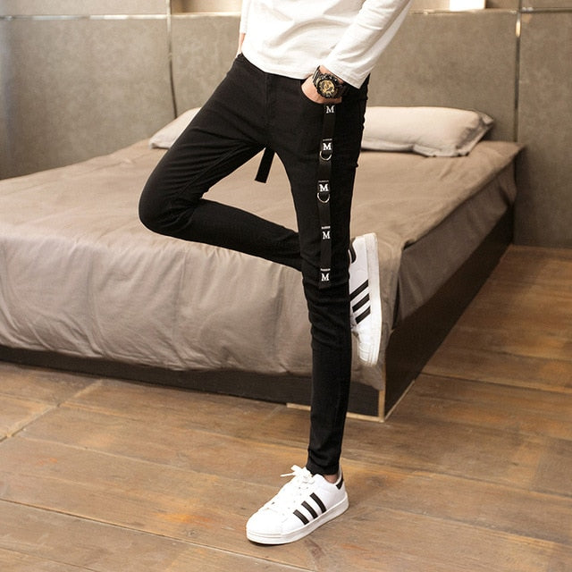 Skinny Jeans Men Slim Fit Casual Simple