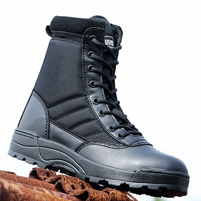 Tactical Reinforced Men Side Zipper Boots