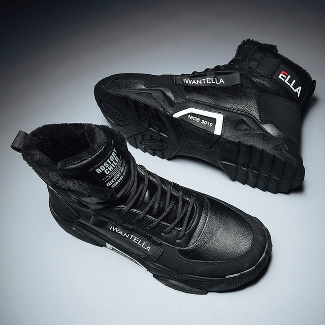 High Top Soft Casual Leisure Breathable Flat Style Men Sneaker