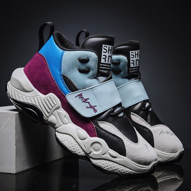 Hip Hop Hi Top Lace Strap Casual Men Sneaker