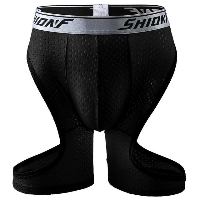 Solid Color Sporty Hollow Side Brief