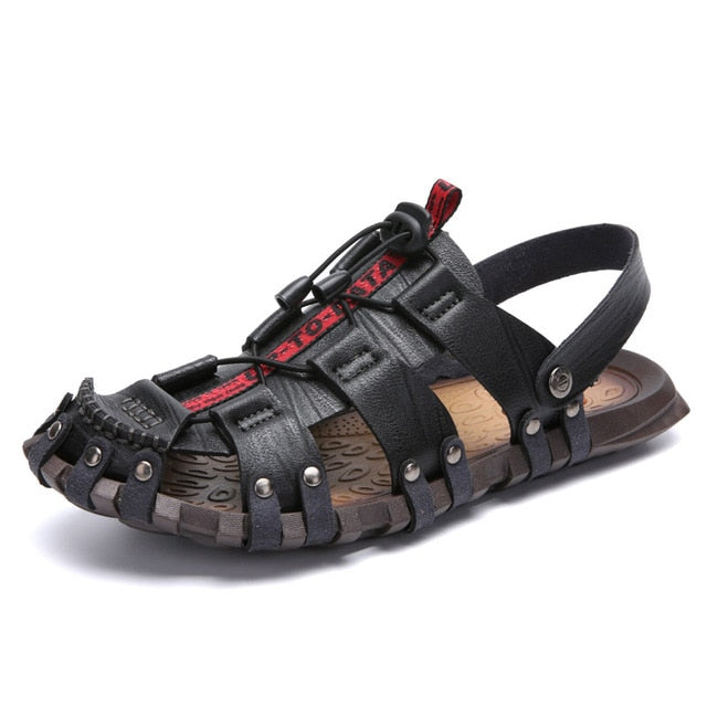 Genuine Leather Gladiator Style Sandals