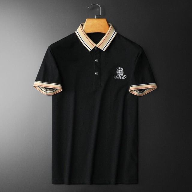 Sophisticated Casual Solid Polo Shirts