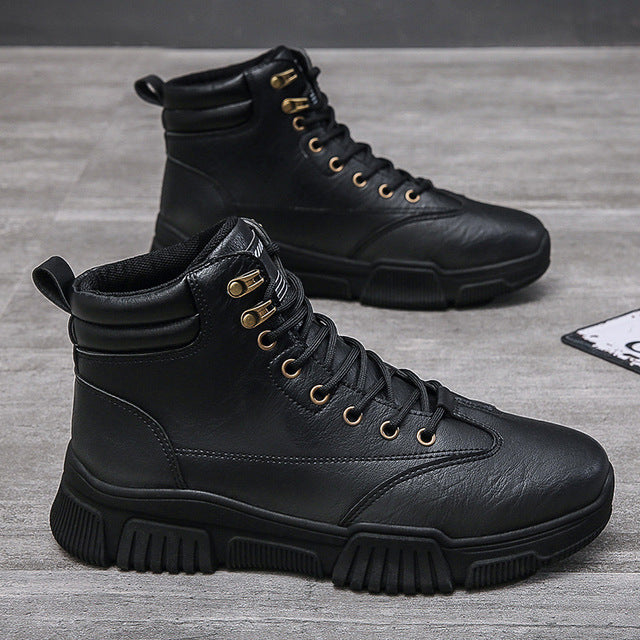 Military Autumn Ankle Boots