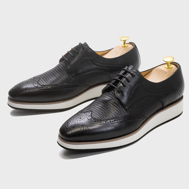 Classic Wingtip Derby Shoes