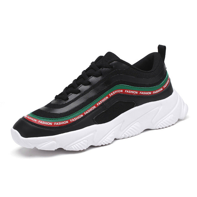 Unisex Colorful Lightweight Comfortable Striped Sneakers