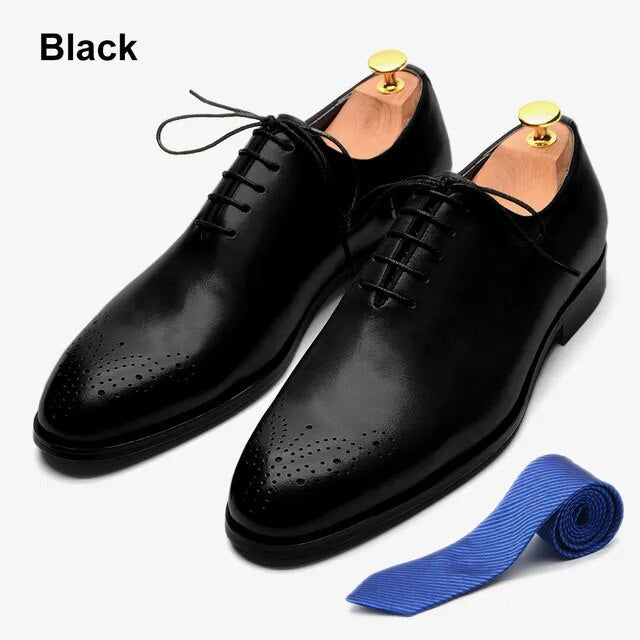 Luxury Genuine Leather Oxford Dress Shoes