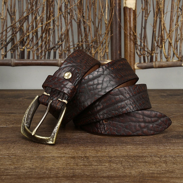 Vintage High-Quality Genuine Leather Belt
