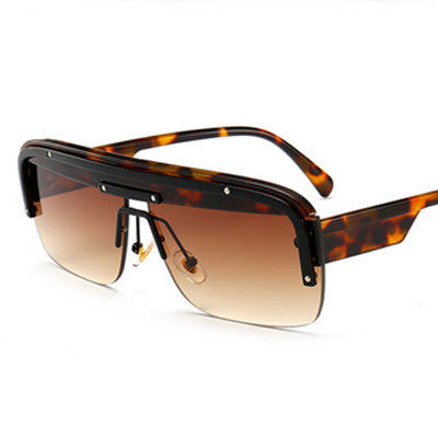 Square Pilot Vintage Luxury Men Sunglasses