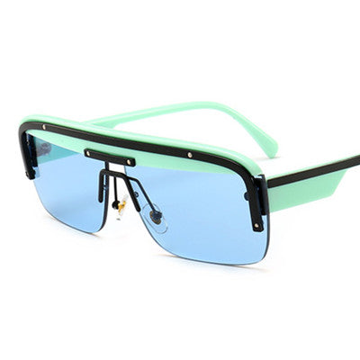 Square Pilot Vintage Luxury Men Sunglasses