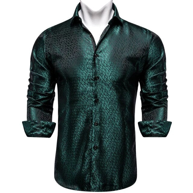 Paisley Silk Dress Shirt