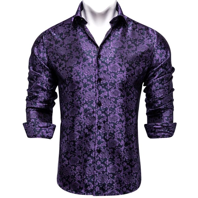 Paisley Silk Dress Shirt