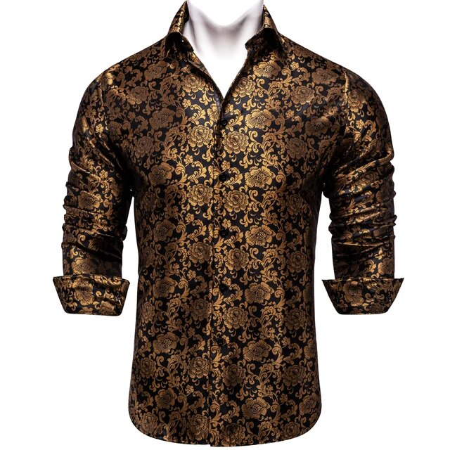 Paisley Silk Dress Shirt