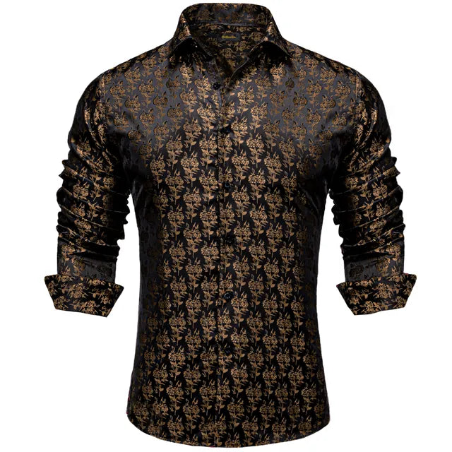 Paisley Silk Dress Shirt