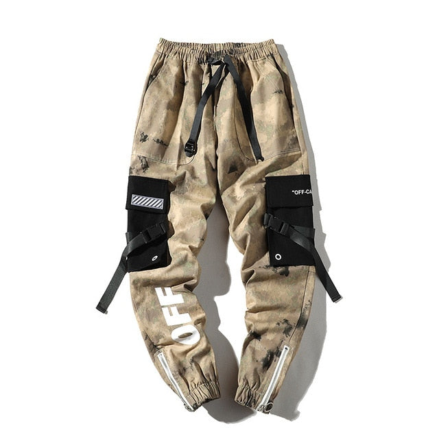 Camouflage Cotton Cargo with Patched Pocket Style Men Streetwear Pant - FanFreakz