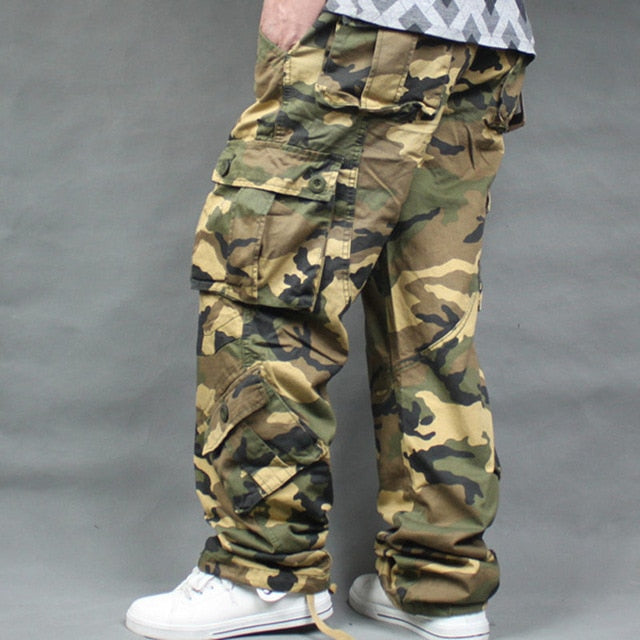 Loose Baggy Casual Cargo Style Men Pants