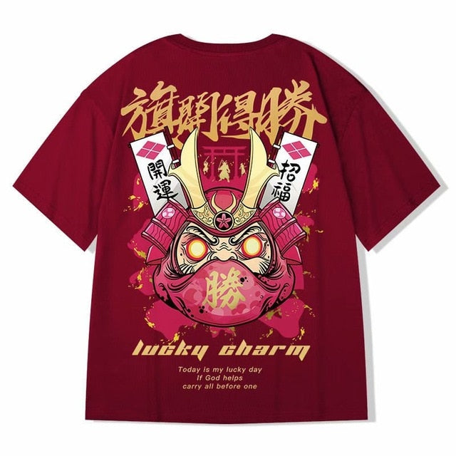 Chinese Lucky Charm Printed T-Shirt