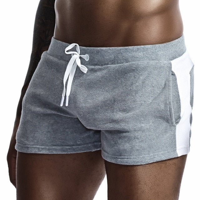 Solid Side Lined Style Sporty Shorts