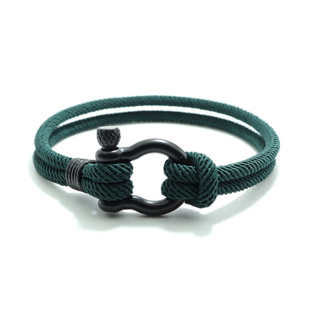 Milan Rope Horseshoe Buckle Bracelet