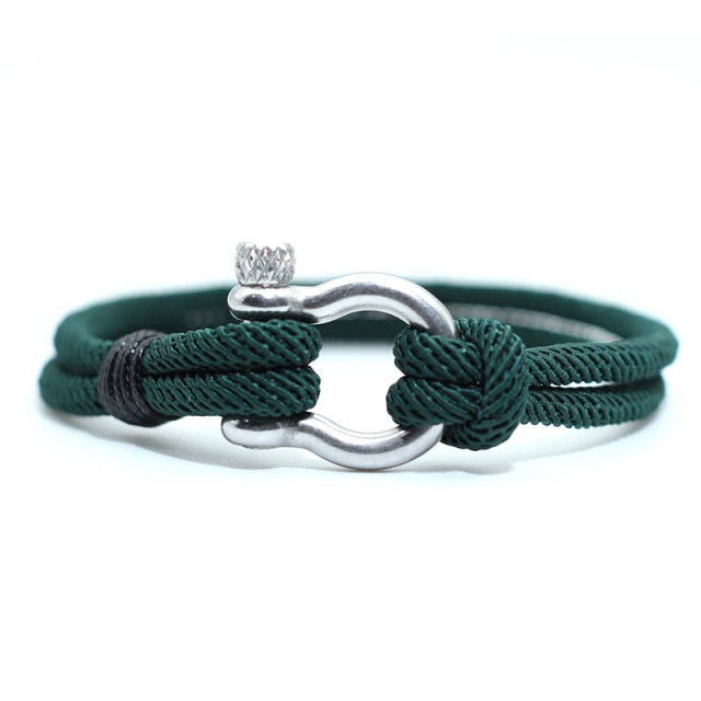 Milan Rope Horseshoe Buckle Bracelet