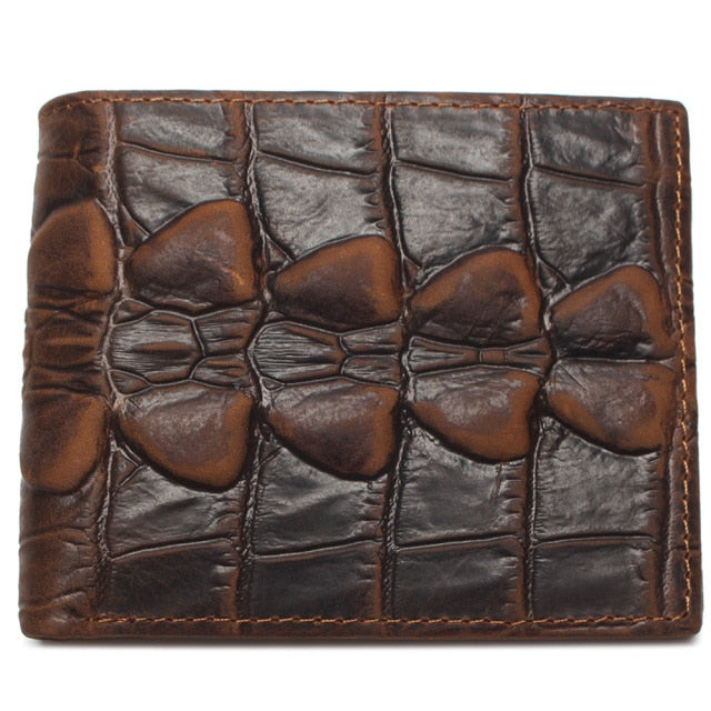 Crocodile Style PU Leather Wallet