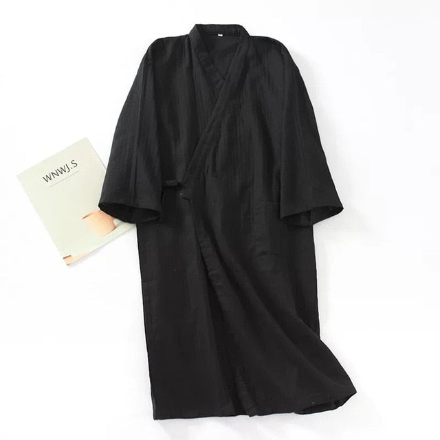 Printed Thin Cotton Sleeping Robe