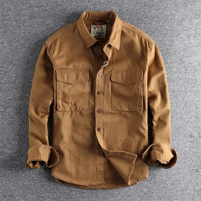 Retro Cargo Pocket Shirt