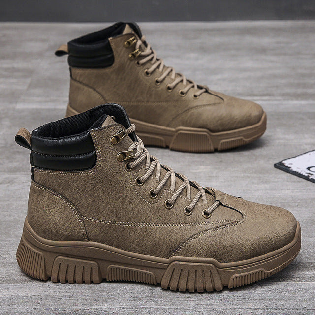 Military Autumn Ankle Boots
