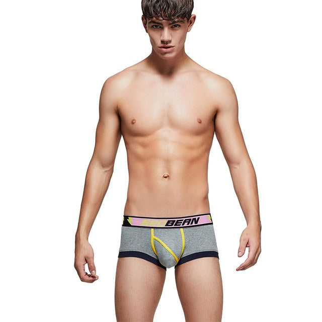 Solid Multi-Color Striped Man Boxers