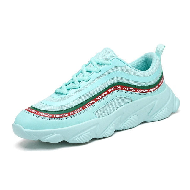 Unisex Colorful Lightweight Comfortable Striped Sneakers