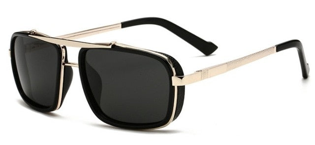 Polarized Lenses Aviator Square Sunglasses