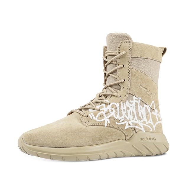Shamrock High Top Camouflage Sneakers