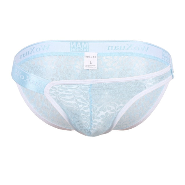 Single Slide See Through Stripes Brief