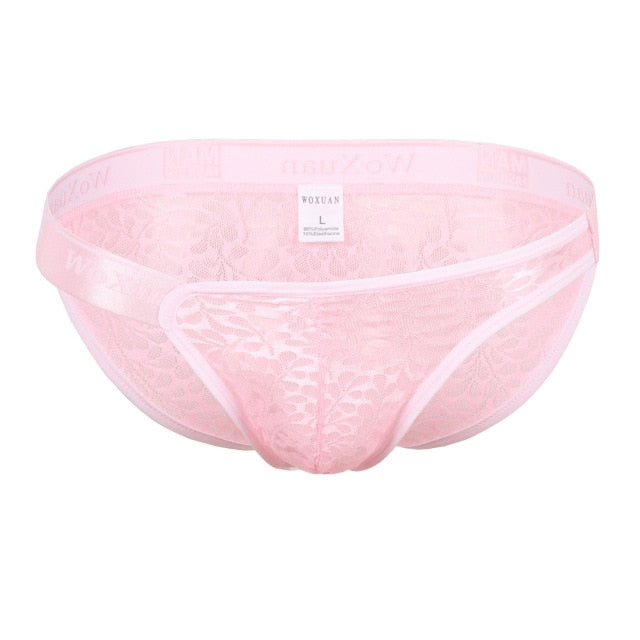 Single Slide See Through Stripes Brief