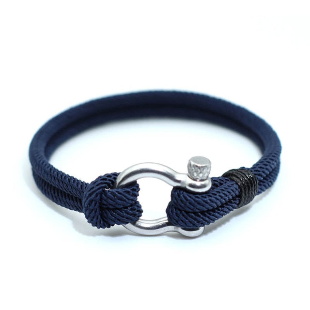 Milan Rope Horseshoe Buckle Bracelet