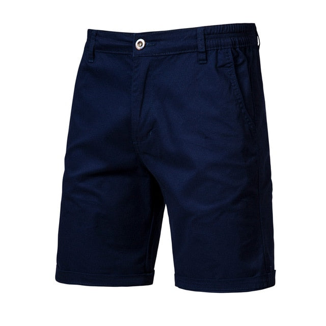 Summer Solid Color Cotton Shorts