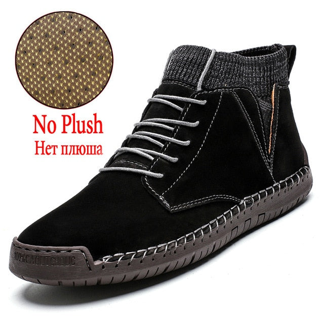 Thick Plush Warm Suede Ankle Boots