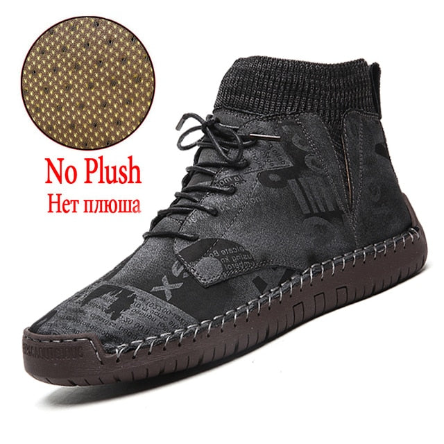 Thick Plush Warm Suede Ankle Boots